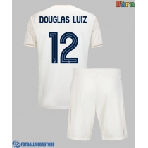 Fotballdrakt Barn Nottingham Forest Douglas Luiz #12 Bortedraktsett 2025-26 Kortermet (+ Korte bukser)